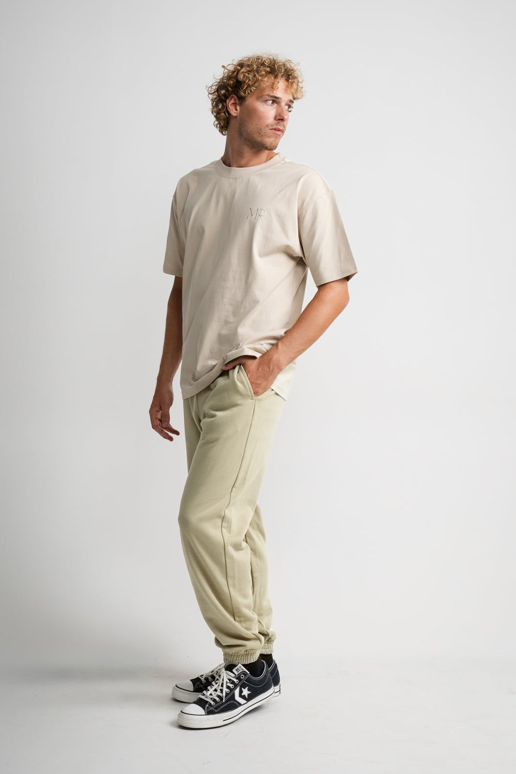 OVERSIZED TEE - Tahini Beige