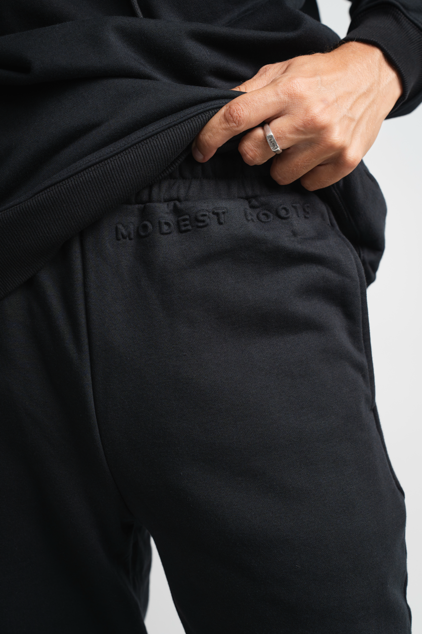 COMFORT SWEATPANTS - Midnight Black