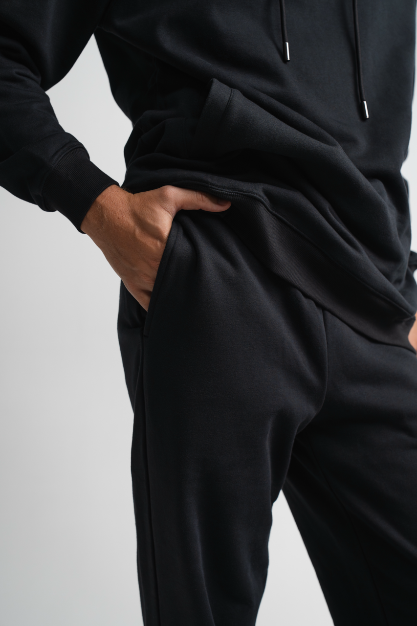 COMFORT SWEATPANTS - Midnight Black
