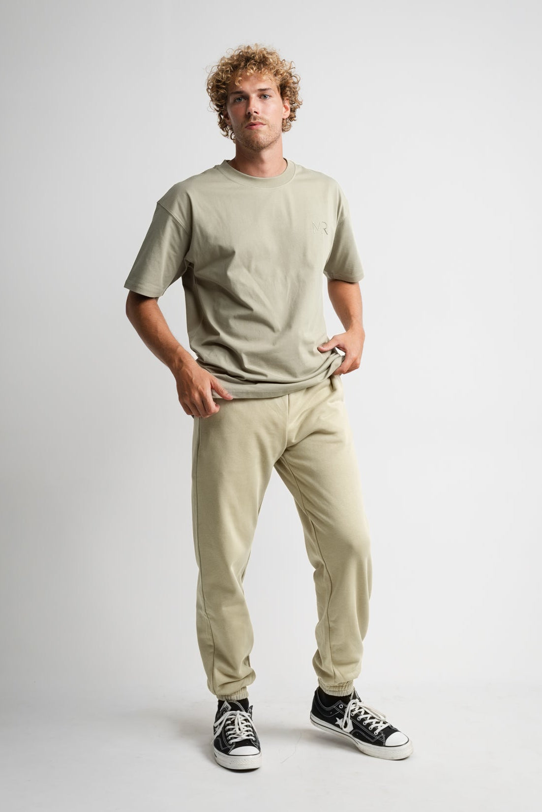 OVERSIZED TEE - Dusty Olive