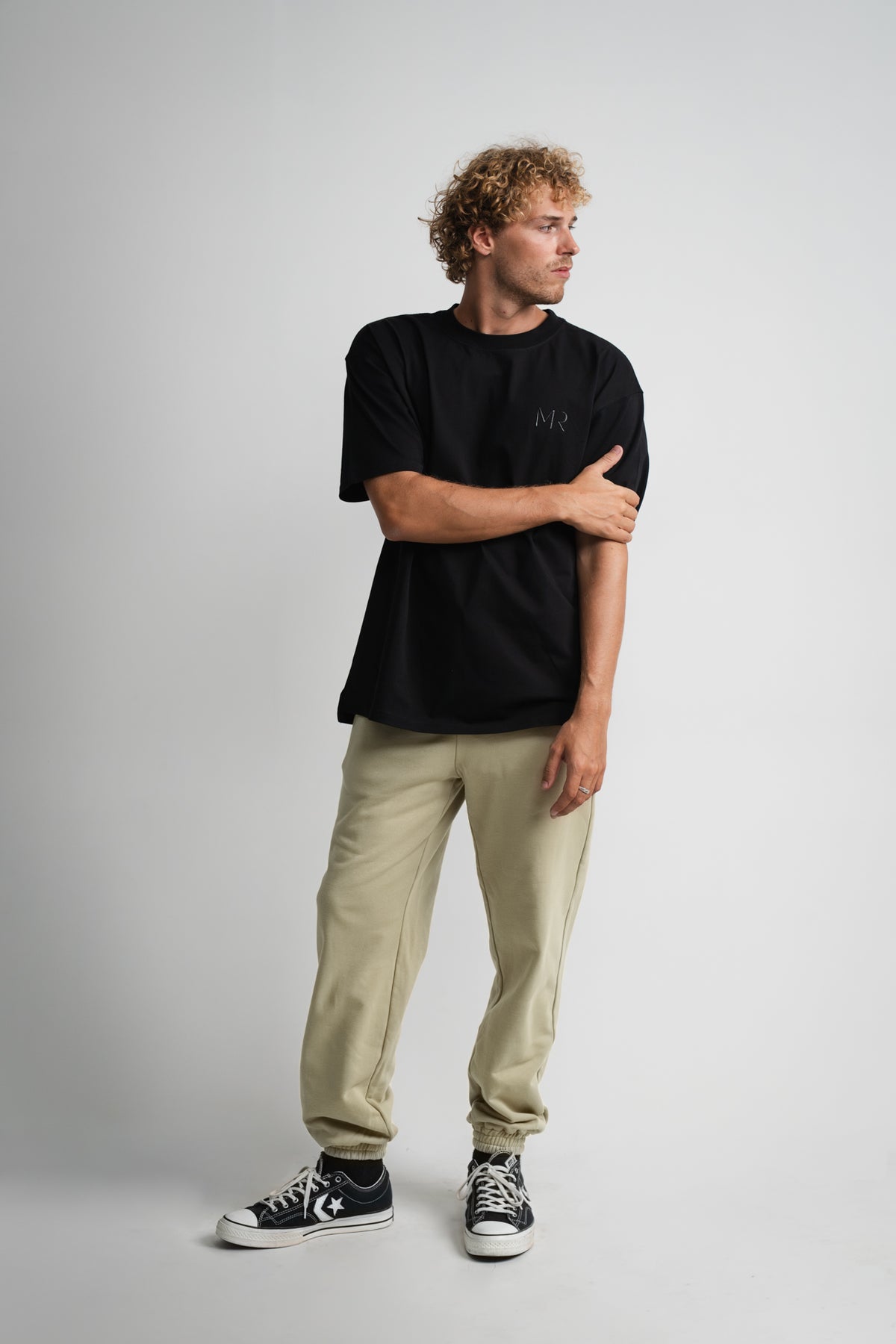 OVERSIZED TEE – Midnight Black