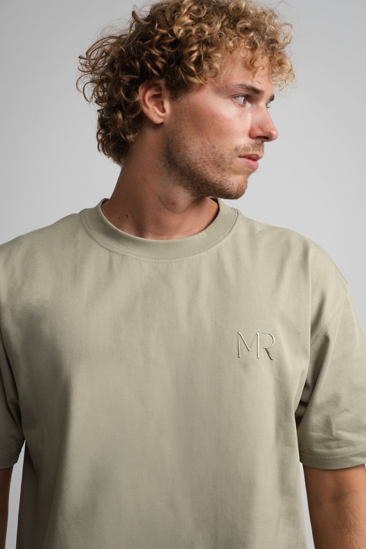 OVERSIZED TEE - Dusty Olive