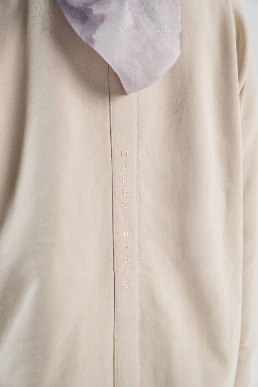 WOMEN’S CLASSIC SWEATSUIT SET - Stone Beige